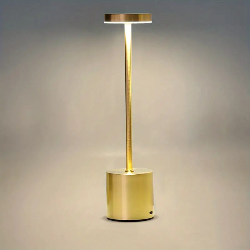 Gold Wireless Touch Table Lamp