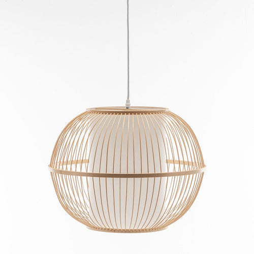 Bamboo Sphere Pendant Lamp